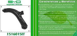 HORQUILLA DE SUSPENSION NISSAN CUBE 1516015IT