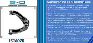 HORQUILLA DE SUSPENSION NISSAN FRONTIER 1516020-SYD