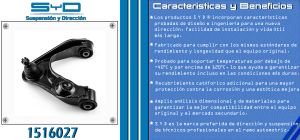 HORQUILLA DE SUSPENSION NISSAN FRONTIER 1516027-SYD