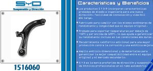 HORQUILLA DE SUSPENSION NISSAN SENTRA 1516060-SYD