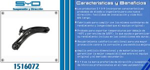 HORQUILLA DE SUSPENSION NISSAN X-TRAIL 1516072-SYD