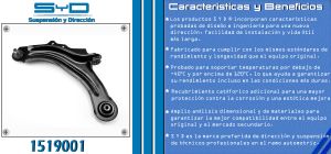 HORQUILLA DE SUSPENSION RENAULT MEGANE 1519001-SYD