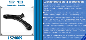 HORQUILLA DE SUSPENSION SUZUKI SX4 SEDAN 1524009-SYD