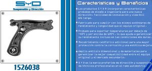 HORQUILLA DE SUSPENSION AUDI A1 1526038-SYD