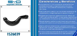 BRAZO CONTROL AUDI A1 1526039-SYD