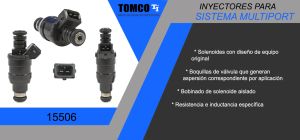 INYECTOR MULTIPORT FORD-LINCOLN-MERCURY BRONCO 15506