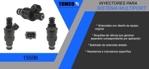 INYECTOR MULTIPORT CHRYSLER-DODGE-HYUNDAI CARAVAN 15596