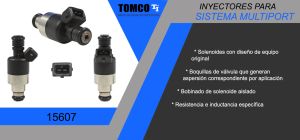 INYECTOR MULTIPORT CHEVROLET-GMC-BUICK-CADILLAC BERETTA 15607