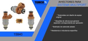 INYECTOR MULTIPORT PONTIAC MATIZ 15840