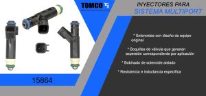 INYECTOR MULTIPORT FORD-LINCOLN-MERCURY RANGER 15864