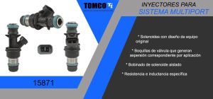 INYECTOR MULTIPORT CHEVROLET-GMC-BUICK-CADILLAC AVALANCHE 15871