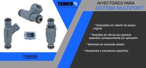 INYECTOR MULTIPORT VOLKSWAGEN BEETLE 15899