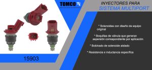 INYECTOR MULTIPORT NISSAN ALTIMA 15903