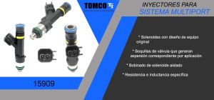 INYECTOR MULTIPORT FORD-LINCOLN-MERCURY F-350 SUPER DUTY 15909