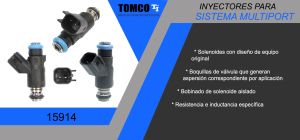 INYECTOR MULTIPORT CHEVROLET-GMC-BUICK-CADILLAC AVALANCHE 15914