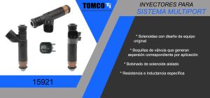 INYECTOR MULTIPORT FORD-LINCOLN-MERCURY ESCAPE 15921