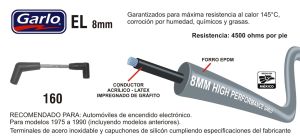 CABLES PARA BUJIA FORD-LINCOLN-MERCURY COUGAR 160-EL-GAR