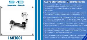 BRAZO AUXILIAR CHEVROLET-GMC-BUICK-CADILLAC AVALANCHE 1603001-SYD