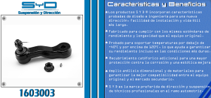 BRAZO AUXILIAR CHEVROLET-GMC-BUICK-CADILLAC AVALANCHE 1603003-SYD