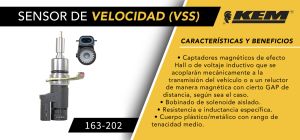 SENSOR DE VELOCIDAD (VSS) FORD-LINCOLN-MERCURY AEROSTAR 163-202