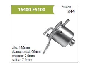 FILTRO PARA GASOLINA FORD-LINCOLN-MERCURY VILLAGER 16400-F5100-ASIA