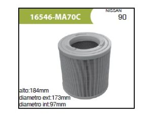 FILTRO PARA AIRE   16546-MA70C-ASIA