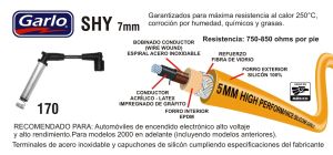 CABLES PARA BUJIA CHEVROLET-GMC-BUICK-CADILLAC CHEVY C-2 170-SHY-GAR