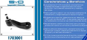 BRAZO PITMAN CHEVROLET-GMC-BUICK-CADILLAC AVALANCHE 1703001-SYD