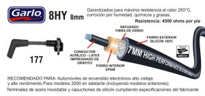 CABLES PARA BUJIA FORD-LINCOLN-MERCURY AEROSTAR 177-8HY-GAR