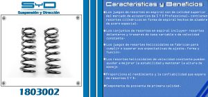RESORTE PARA SUSPENSION CHEVROLET-GMC-BUICK-CADILLAC SIERRA 1803002-SYD