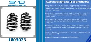 RESORTE PARA SUSPENSION CHEVROLET-GMC-BUICK-CADILLAC CORSA 1803023-SYD