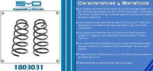 RESORTE PARA SUSPENSION CHEVROLET-GMC-BUICK-CADILLAC COBALT 1803031-SYD