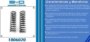 RESORTE PARA SUSPENSION JEEP LIBERTY 1806020-SYD