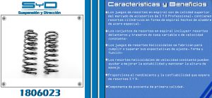 RESORTE PARA SUSPENSION JEEP COMMANDER 1806023-SYD