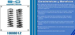 RESORTE PARA SUSPENSION FORD-LINCOLN-MERCURY RANGER 1808012-SYD