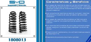 RESORTE PARA SUSPENSION FORD-LINCOLN-MERCURY EXPLORER 1808013-SYD