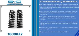 RESORTE PARA SUSPENSION FORD-LINCOLN-MERCURY F-150 1808022-SYD