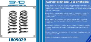 RESORTE PARA SUSPENSION ACURA MDX 1809029-SYD