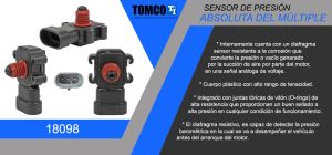 SENSOR MAP CHEVROLET-GMC-BUICK-CADILLAC BERETTA 18098