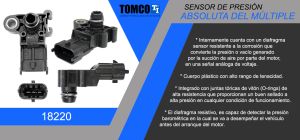 SENSOR MAP CHEVROLET-GMC-BUICK-CADILLAC ACADIA 18220