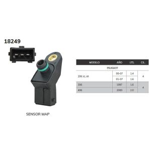 SENSOR MAP PEUGEOT 206 18249