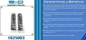RESORTE PARA SUSPENSION TOYOTA TACOMA 1825003-SYD