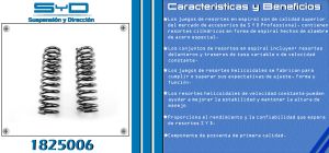 RESORTE PARA SUSPENSION TOYOTA TACOMA 1825006-SYD