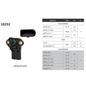 SENSOR MAP AUDI A4 18252