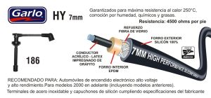 CABLES PARA BUJIA NISSAN 200SX 186-HY-GAR