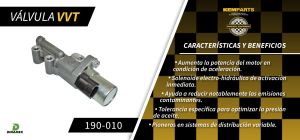 VALVULA DE CONTROL DE TIEMPO VARIABLE NISSAN ALTIMA 190-010