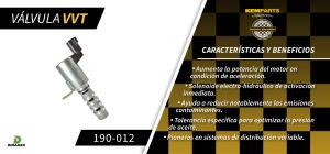 VALVULA DE CONTROL DE TIEMPO VARIABLE NISSAN MARCH 190-012