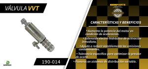 VALVULA DE CONTROL DE TIEMPO VARIABLE CHEVROLET-GMC-BUICK-CADILLAC CAPTIVA 190-014