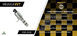 VALVULA DE CONTROL DE TIEMPO VARIABLE FORD-LINCOLN-MERCURY EDGE 190-016
