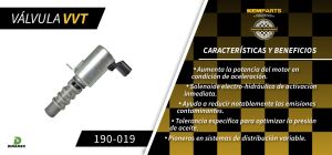 VALVULA DE CONTROL DE TIEMPO VARIABLE HONDA CIVIC 190-019